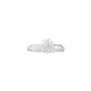 Image 1 : 0.1 CTW Natural Diamond Cluster Ring 10K White Gold