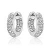 Image 1 : 14K White Gold 1.01CTW Ladies Diamond Earring - REF-119F5M