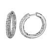 Image 1 : Genuine 1.08 TCW 18K White Gold Ladies Earring - REF-115K8R