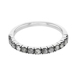 14K White 0.5CTW Ladies Diamond Ring - REF-27N5A