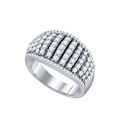 1.03 CTW Natural Diamond Cocktail Band 10K White Gold