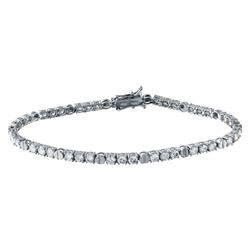 4.85 CTW 18K White Gold Ladies Bracelet - REF-477N9A