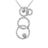 Image 1 : 14K Gold 0.76 CTW Diamond Slider with Chain - REF-72H5W