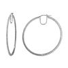 Genuine 0.81 TCW 14K White Gold Ladies Earring - REF-153N5A