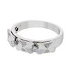 18K White Gold 0.09CTW Diamond Fashion Ring - REF-66F2M
