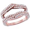 0.5 CTW Natural Diamond Ring 14K Rose Gold