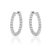 Image 1 : 14K Gold 0.95 CTW Diamond Earring - REF-94M2F