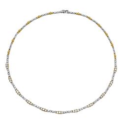 18K Gold 3.4 CTW Diamond Necklace - REF-403F5M