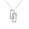 Image 1 : 18K Gold 0.45 CTW Diamond Slider with Chain - REF-76W2H