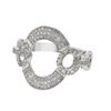 18K White Gold 0.59CTW Diamond Fashion Ring - REF-112Y6X