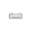 0.25 CTW Natural Diamond Mens Channel-set Classic Fine 7mm Band 14K White Gold