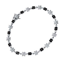 Genuine 4.29 TCW 14K White Gold Ladies Bracelet - REF-222X5Y