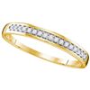 Image 1 : 0.11 CTW Natural Diamond Band 10K Yellow Gold