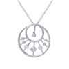 Genuine 0.29 TCW 14K White Gold Ladies Necklace - REF-80F9M