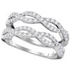0.75 CTW Natural Diamond Ring 14K White Gold
