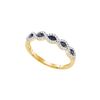0.35 CTW Black Colored Diamond Band 10K Yellow Gold