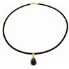 Image 1 : Genuine 4.7 ctw Garnet Necklace Jewelry 14KT White Gold - REF-49A2K