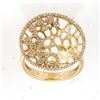 Image 1 : 14K Yellow Gold 0.52CTW Diamond Rings - REF-68X9Y