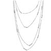 14K White Gold 1.62CTW Diamond Necklace - REF-164M4F