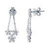 Image 1 : 14K Gold 0.18 CTW Diamond Earring - REF-35Y8X