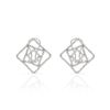 18K Gold 0.88 CTW Diamond Earring - REF-154X7Y