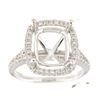 Image 1 : 14K White Gold 0.81CTW Ladies Diamond Ring - REF-110F7M