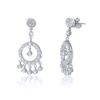 Image 1 : 18K Gold 0.6 CTW Diamond Earring - REF-106Y5X