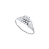 Image 1 : 0.1 CTW Natural Diamond Cluster Ring 10K White Gold