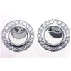 Image 1 : 14K White Gold 0.53CTW Ladies Diamond Earring - REF-89K5R