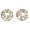 Image 1 : 14K White Gold 0.84CTW Diamond Earring Jackets - REF-112N5A