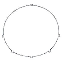 18K Gold 2.87 CTW Diamond Necklace - REF-237W7H