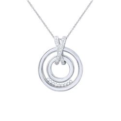 14K Gold 0.2 CTW Diamond Slider with Chain - REF-102W5H