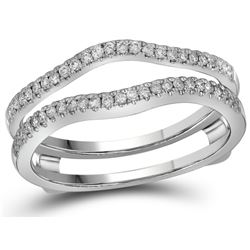 0.25 CTW Natural Diamond Ring 14K White Gold