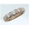 Image 1 : 18K Rose Gold 0.98CTW Diamond Band Ring - REF-164K2R