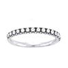 Image 1 : 14K White Gold 0.3CTW Diamond Band Ring - REF-27H5W