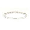 14K White Gold 0.25CTW Diamond Band Ring - REF-32F5M