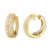 Image 1 : Genuine 1.01 TCW 18K Yellow Gold Ladies Earring - REF-152R5K