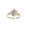 Image 1 : 14K White Gold 0.1CTW Diamond Diamond Rings - REF-23W4H