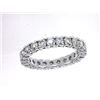 Image 1 : 14K White Gold 1.81CTW Diamond Band Ring - REF-169Y5X