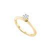 Image 1 : 0.12 CTW Natural Diamond Cluster Bridal Engagement Promise Ring 10K Yellow Gold