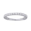 Image 1 : 14K White Gold 0.8CTW Diamond Band Ring - REF-72K5R