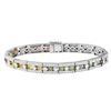 Image 1 : Genuine 8.86 TCW 14K White Gold Ladies Bracelet - REF-298X2Y