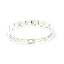 14K White 1.62CTW Ladies Diamond Ring - REF-271H5W