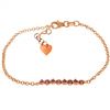 Image 1 : Genuine 1.55 ctw Ruby Bracelet Jewelry 14KT Rose Gold - REF-62W7Y