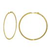 Image 1 : 14K White Gold 1.55CTW Diamond Hoop Earring - REF-169H9W