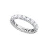 Image 1 : 3.02 CTW Natural Diamond Band 14K White Gold