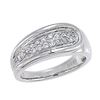 18K White Gold 0.3CTW Diamond Rings - REF-104M4F