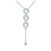 14K Gold 0.12 CTW Diamond Slider with Chain - REF-21W5H