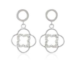 14K Gold 0.14 CTW Diamond Earring - REF-29F6M