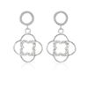 Image 1 : 14K Gold 0.14 CTW Diamond Earring - REF-29F6M
